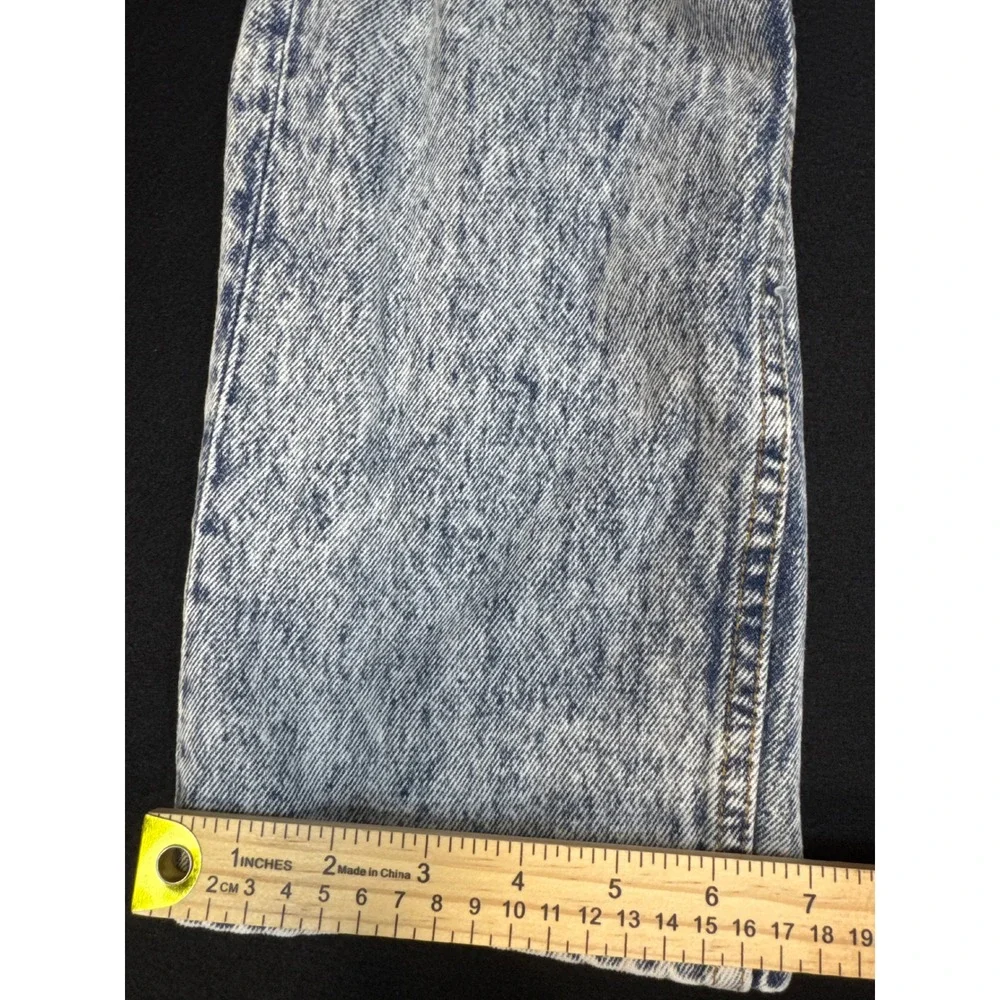 Vintage Levis 501 Acid Wash Jeans Made in USA Mens 30x34 Blue Button Fly Denim